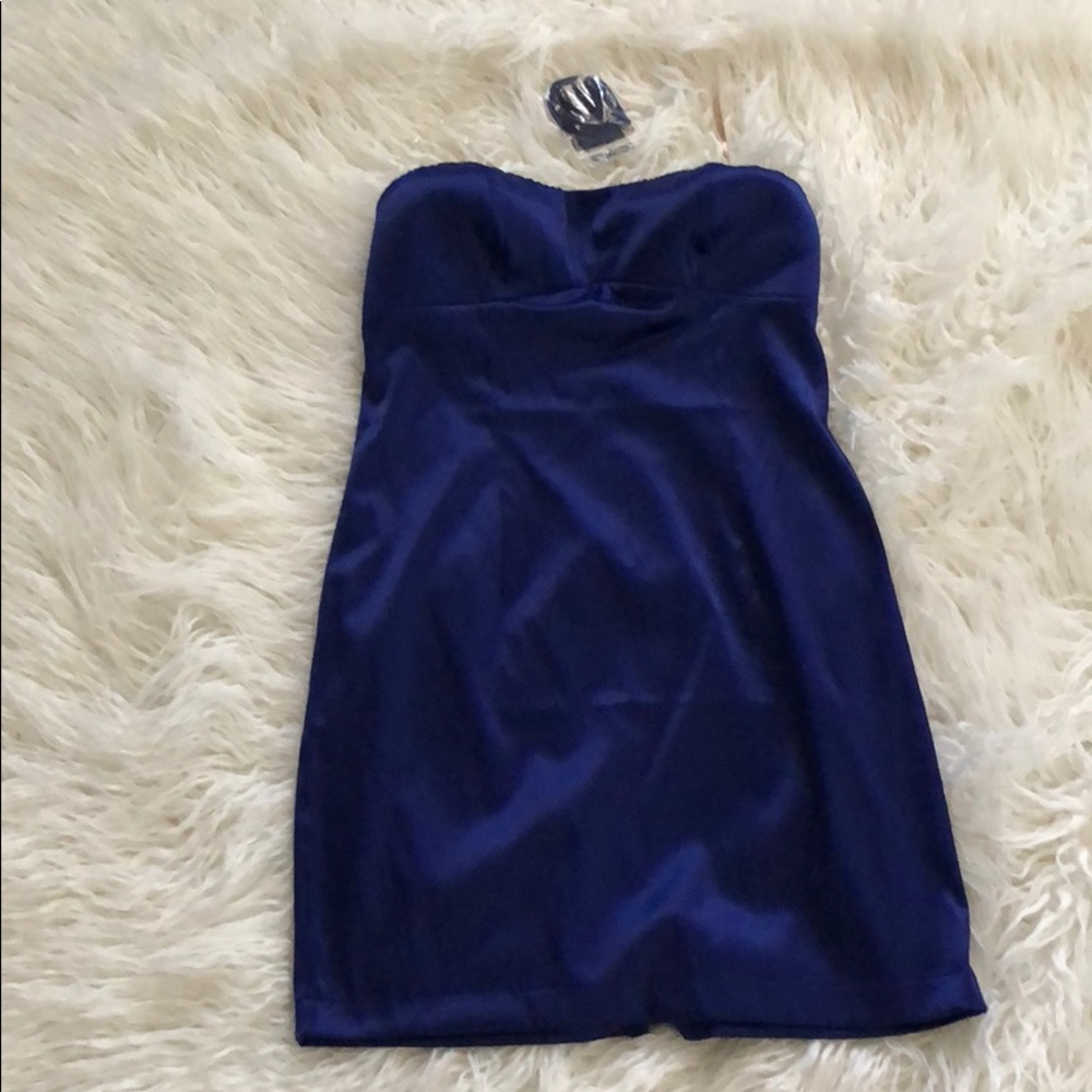 Royal blue dress